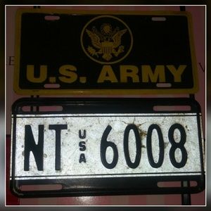 VINTAGE LISCENSE PLATES